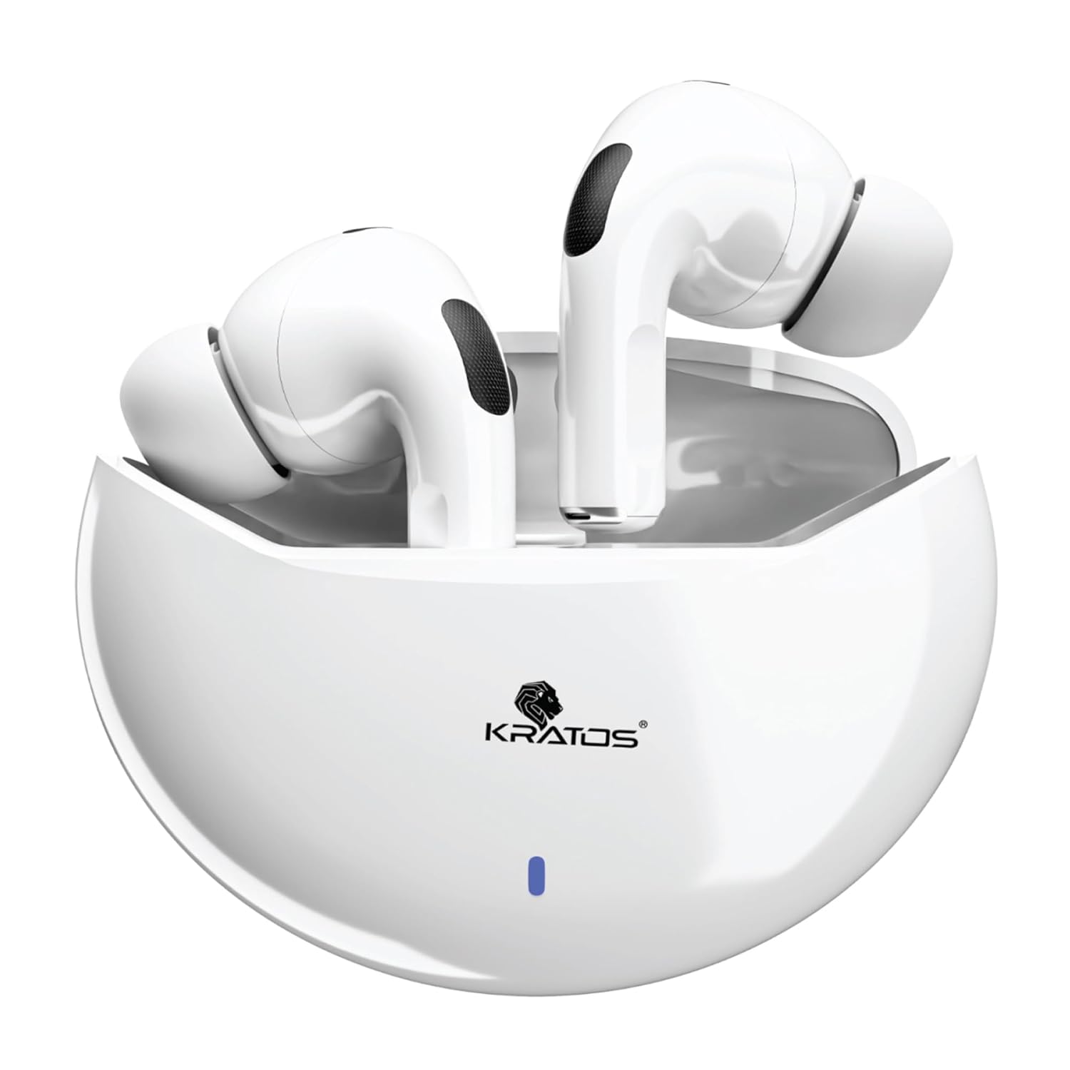 Kratos TW02 Ear Buds Wireless with 60H Playtime, Noise Isolation & Clear Calls, Bluetooth Earbuds with Voice Assistant, Ear Buds with Bluetooth V 5.3 & with Type C Fast Charging, IPX5 TWS Earphones
