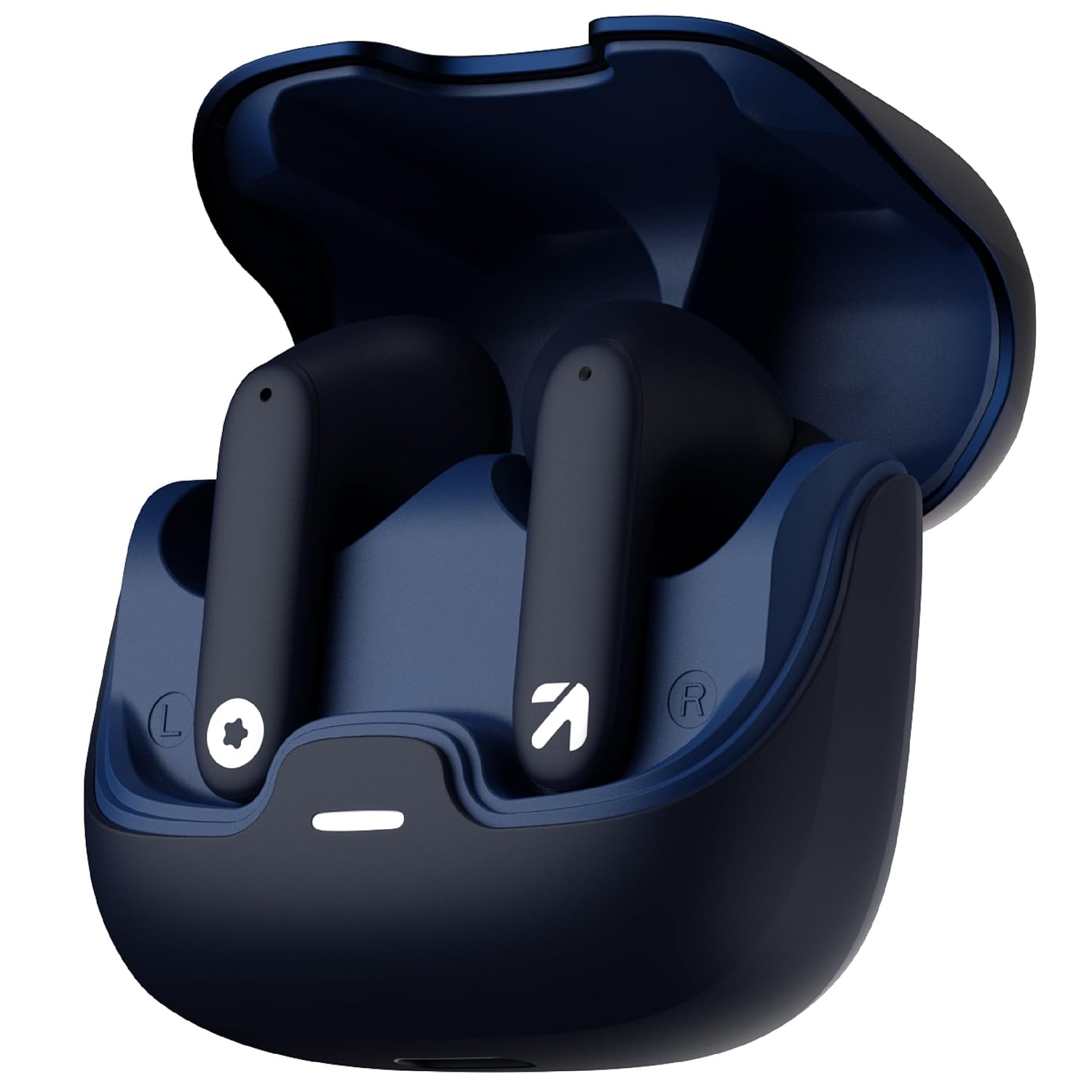 Z40 True Wireless in Ear Earbuds with 60H Playtime, Zen™ ENC Mic, Low Latency Gaming, Type-C Fast Charging, Made in India, 10mm Rich Bass Drivers, IPX5, Ear Buds TWS (Blue)